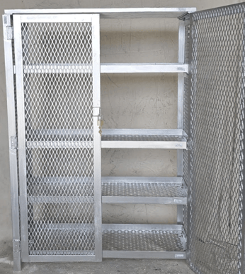 locked liquor cabinet wide