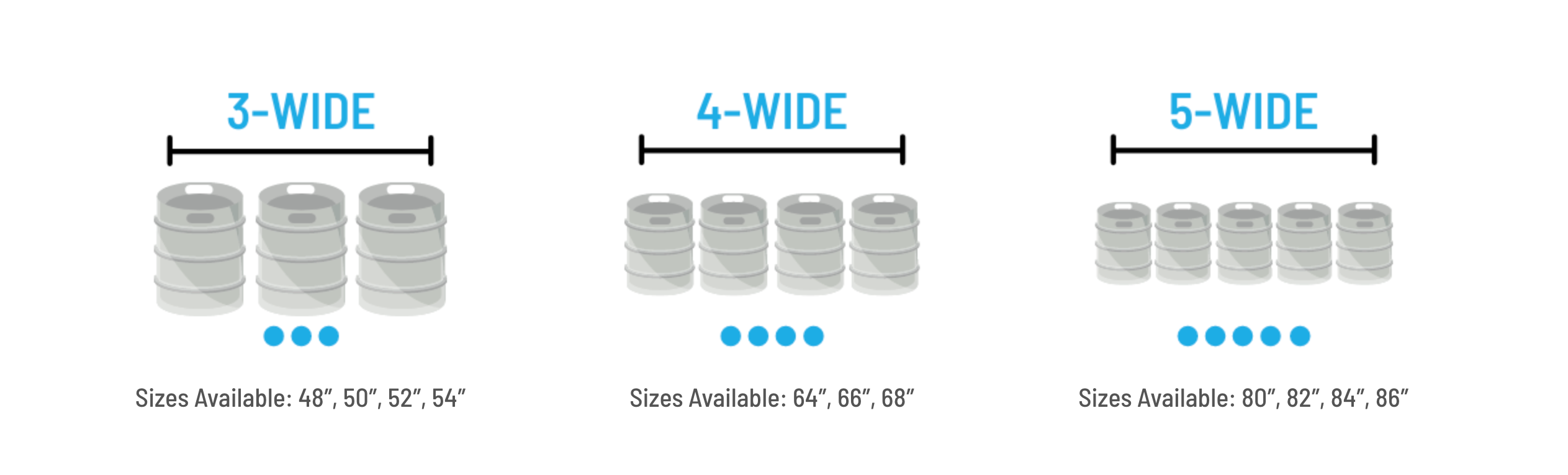 standard widths available